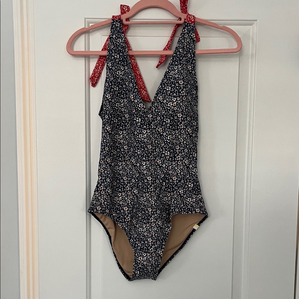Summersalt Black Floral One Piece Swimsuit